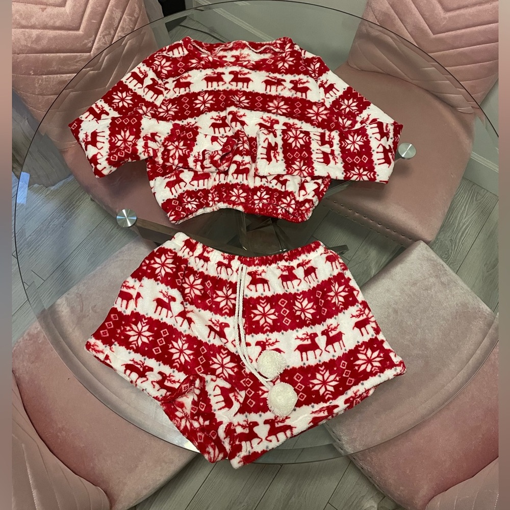 Christmas two piece pajama set